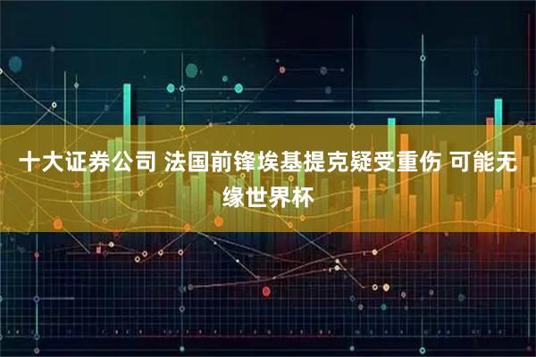 十大证券公司 法国前锋埃基提克疑受重伤 可能无缘世界杯